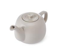 La Cafetière Ceramic Teapot, Latte, 600ml, Labelled