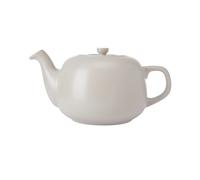 La Cafetière Ceramic Teapot, Latte, 1.5 litres, Labelled