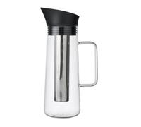 La Cafetière Cold Brew Coffee Maker With Mesh Filter, 8 Cup Glass Beaker With Removable Stainless Steel, Gift Boxed, 1L