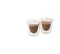 La Cafetiere Double Walled Cappuccino Glasses Siene - Heat Resistant 200ml Set of 2 Clear