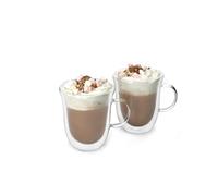 La Cafetiere Glass Double Walled Hot Chocolate Jack Glasses
