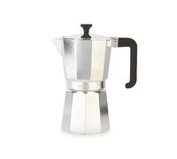 La Cafetière Venice Aluminium Espresso Maker, Nine Cup, Silver, Gift Boxed