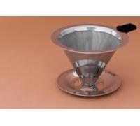 La Cafetière Fine Mesh Pour Over Coffee Dripper, Stainless Steel
