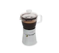 La Cafetière Verona Glass Espresso Maker, Chrome, 6 Cup, Gift Boxed