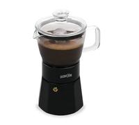 La Cafetiere Glass Espresso Maker 6 Cup Black