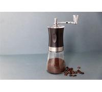La Cafetiere Hand-Cranked Small Coffee Grinder with Ceramic Grinding Mechanism