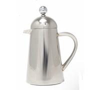La Cafetière Havana Stainless Steel Double Walled Cafetière, Three Cup, Gift Boxed, Silver