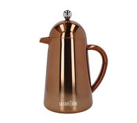 La Cafetière Havana Copper Stainless Steel Double Walled Cafetière, Eight Cup, Gift Boxed