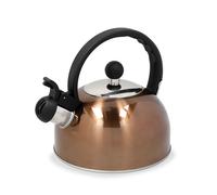 La Cafetiere Induction-Safe Stainless Steel Whistling Kettle in Copper La Cafetiere Copper