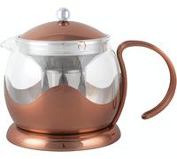 La Cafetière Izmir 660ml Glass Loose Leaf Teapot with Infuser, 2 Cup (Copper),