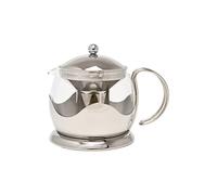 La Cafetiere Le Teapot Glass Loose Leaf Teapot with Infuser - Silver / 17.5cm
