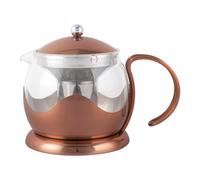 La Cafetière Teapot – Le Teapot Glass Loose Leaf Infuser, 1.2 L Copper