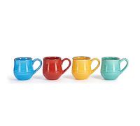 La Cafetière Coffee Drinking Colourful Bright Mysa Set of 4 Espresso Mugs 100ml