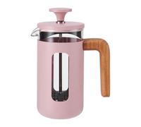 La Cafetière Pink Pisa Wood Handle Stainless Steel Cafetière 3 Cup 350ml