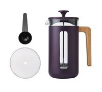 Pisa Stainless Steel Cafetière, Purple, Eight Cup, Gift Boxed La Cafetiere Purple One Size