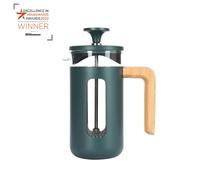 La Cafetière Pisa Glass Cafetiere with Stainless Steel Frame - Green - Glass