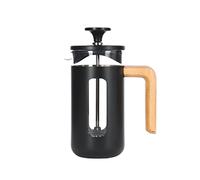 La Cafetière Pisa Stainless Steel Cafetière, Three Cup, Black, Gift Boxed, 35 ml