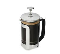 La Cafetière Roma 6 Cup Cafetière, Stainless Steel, 850ml - Silver - Glass