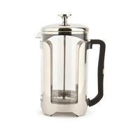 La Cafetière Roma Stainless Steel Cafetière, Twelve Cup, Silver, Gift Boxed
