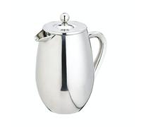 La Cafetière Stainless Steel Double Walled Insulated Cafetière 8 Cup, Stainless Steel, Silver