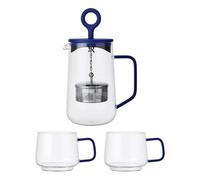 La Cafetiere Teapot & Mug Set in Blue La Cafetiere Blue