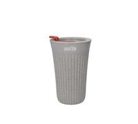 La Cafetière 'The Beanie' Reusable Coffee Cup, Insulated Travel Cup with Comfortable Grip and Leak Proof, 90% Recycled Coffee Husk, 340ml