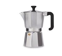 La Cafetière Venice Aluminium Espresso Maker (Non-Induction), Six Cup, Silver, Gift Boxed