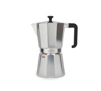 La Cafetière Venice Aluminium Espresso Maker, Twelve Cup, Silver, Gift Boxed