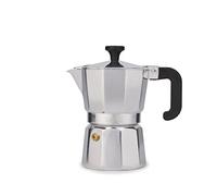 La Cafetière Venice Aluminium Espresso Maker, Three Cup, Silver, Gift Boxed