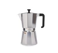 La Cafetière Venice Aluminium Espresso Maker, Twelve Cup, Silver, Gift Boxed