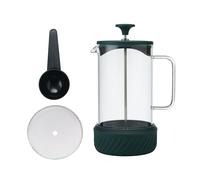 La Cafetière 'Zero' 8 Cup Green Cafetiere, Removable Base for Grounds, 1L - Green - Glass