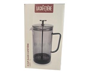 La Cafetire 8 Cup Cafetiere Coffee Pot Smoke Grey