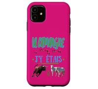 La Camargue J'y Etais Bull Flemish Horses Pink Case for iPhone 11