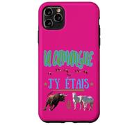 La Camargue J'y Etais Bull Flemish Horses Pink Case for iPhone 11 Pro Max