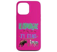 La Camargue J'y Etais Bull Flemish Horses Pink Case for iPhone 13 Pro Max