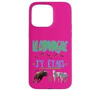La Camargue J'y Etais Bull Flemish Horses Pink Case for iPhone 15 Pro Max