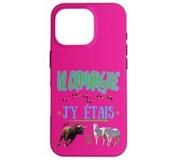 La Camargue J'y Etais Bull Flemish Horses Pink Case for iPhone 16 Pro