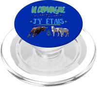 La Camargue J'y Etais Bull Flemish Horses Pink PopSockets PopGrip for MagSafe