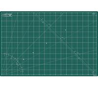 La Canilla ® - Self Healing Cutting Mat A1 (90x60cm - 36x24") Double Sided Printed (cm & Inches) 5 PVC Layers | Patchwork, Quilting, Sewing, Fabric, Papercraft, DIY (Green)