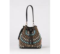 LA CARRIE Andromeda Raffia Bag with Stones and Studs - Size: OS - female