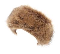 La Carrie Women's Faux Fur Headband with Stretch Winter Ear Warmer Earmuff Medium