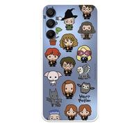LA CASA DE LAS CARCASAS Case Compatible with Samsung Galaxy A15 5G Official Harry Potter Characters Icons to Protect Your Mobile Phone Transparent Silicone Case with Official Harry Potter License