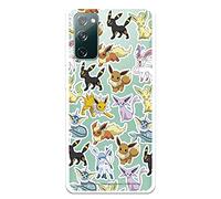 LA CASA DE LAS CARCASAS Samsung Galaxy S20 FE Official Pokémon Pattern Sticker Poke Ball Case Choose Your Like Design Your Samsung Galaxy S20 FE