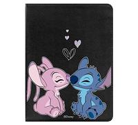 LA CASA DE LAS CARCASAS Tablet Case for Samsung Galaxy Tab A8 2021 Official Disney Classics Lilo & Stitch Kiss. [Tablet Case]. [Drop Protection] 360 Degree Rotating [Stand Function].
