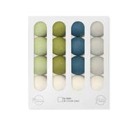 La Case de Cousin Paul Children's Bedroom LED Woven Ball String Light, On/Off Switch, USB, Handmade, Handmade - 16 Balls (Mistral)