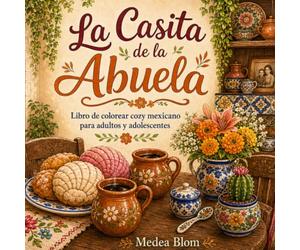 La Casita de la Abuela: Libro de colorear cozy mexicano para adultos y adolescentes