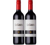 La Casita Merlot Red Wine 75 entral Valley, Chile | 11% ABV | Juicy Plum, Black Cherry & Gentle Oak Spice | Vegan-Friendly | Smooth, Approachable Red Perfect with Pasta & Pizza (Pack of 2)