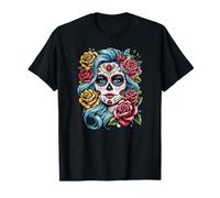 La Catrina Day Of The Dead Dia De Los Muertos Sugar Skull T-Shirt