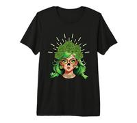 La Catrina Muertos Saint Paddy Shamrock Saint Patrick's Premium T-Shirt