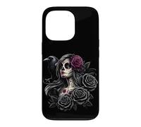La Catrina Mysterious Beauty of the Dia de los Muertos Raven Case for iPhone 13 Pro